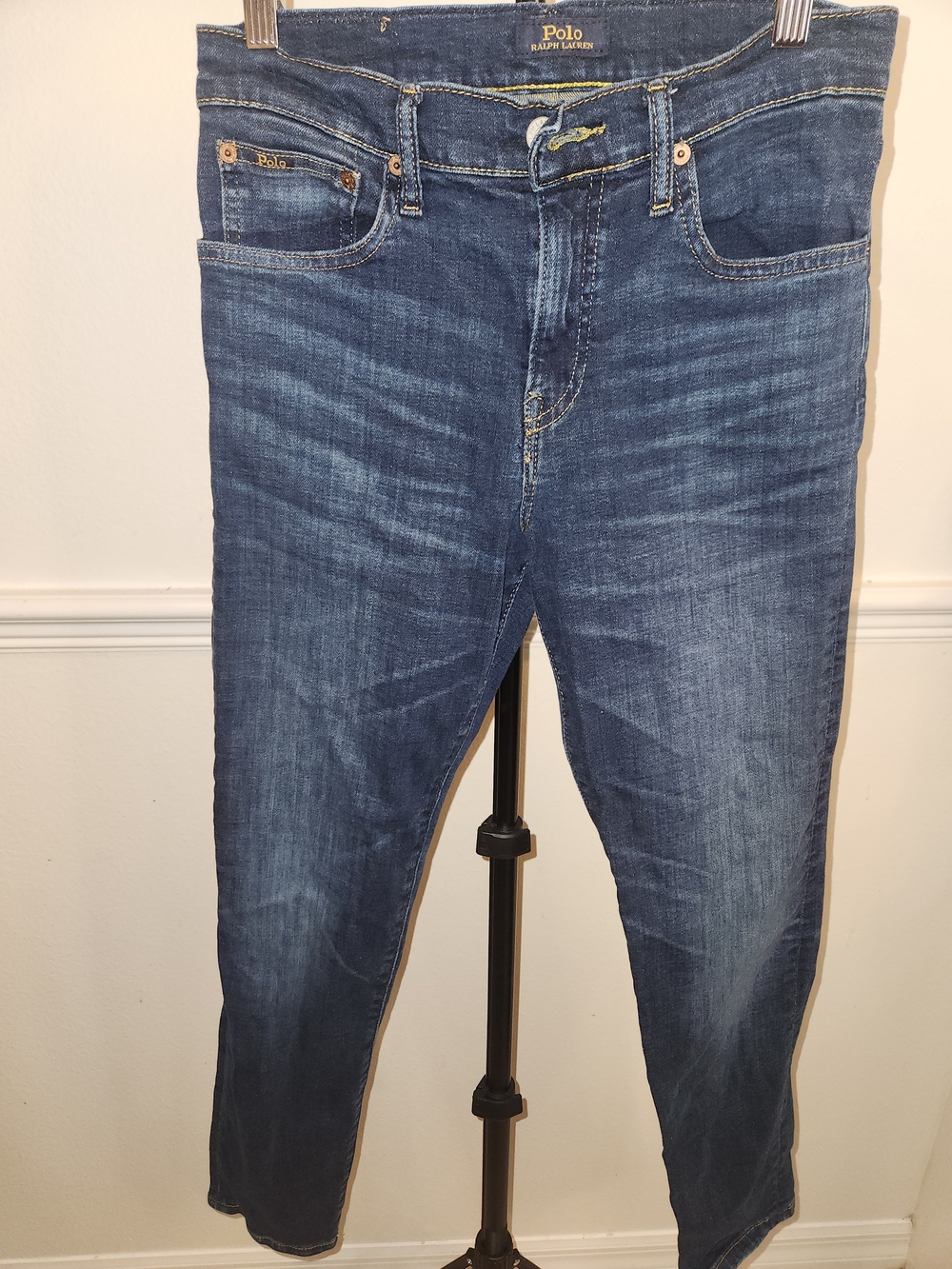 Polo by Ralph Lauren Boy's Sullivan Slim Blue Denim Jeans Size 16